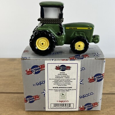 John Deere Tractor Americas Favorite Enesco Ceramic 3  Tractor 504556