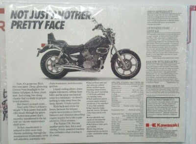NOS Kawasaki 1992 Vulcan 750 Brochure 99969-2215 (tzp-285) | eBay