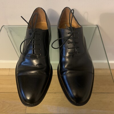 Jones Bootmaker Wide Fit Oxford Shoes JONES BOOTMAKER MEN BLACK