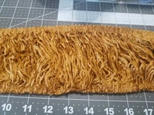 VTG Tapestry Fringe 4.5" Trim Chenille Rayon Versaille Collection Bronze 7+yards