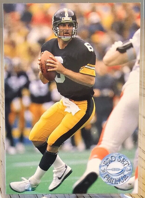 1991 Pro Set Platinum Bubby Brister #96 Pittsburgh Steelers
