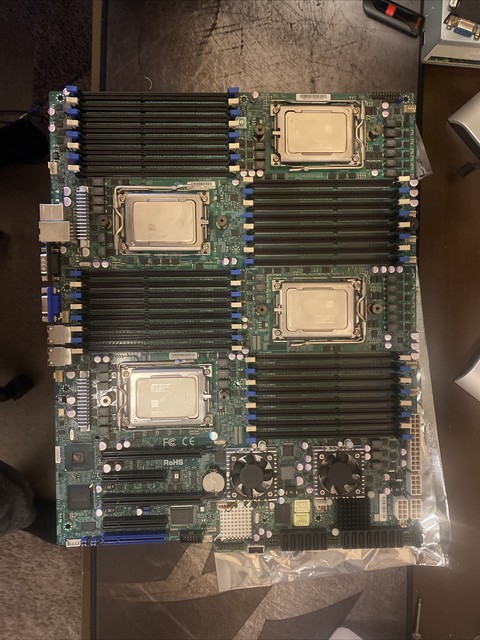 Supermicro H8QG6-F, and 4x Opteron 6376 16 Core 3.2ghz CPU’s UNTESTED