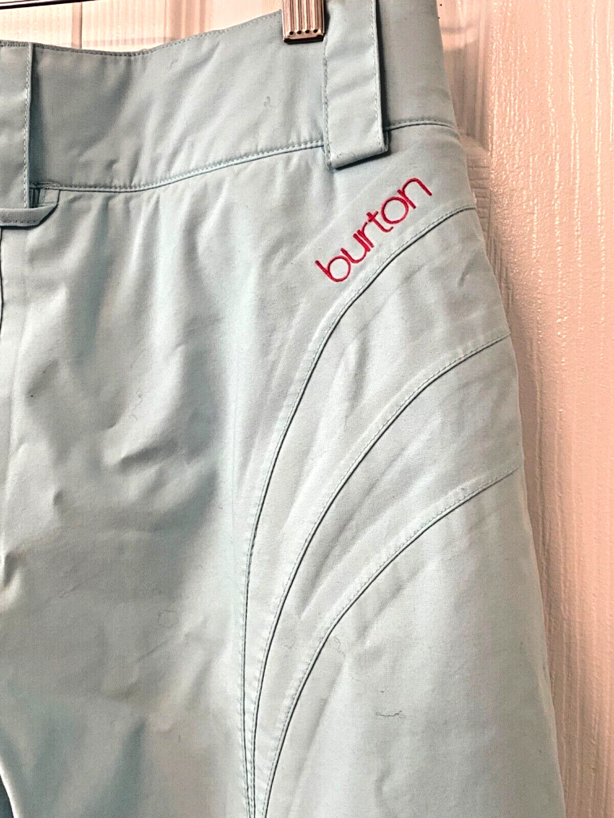 burton ski snowboard fleece lining base layer shell pants