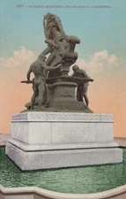 Donahue Monument San Francisco California Vintage Divided Back Post Card