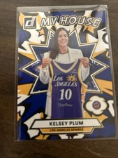 Panini 2025 Donruss WNBA Kelsey Plum #17 My House Blue Press Proof Sparks