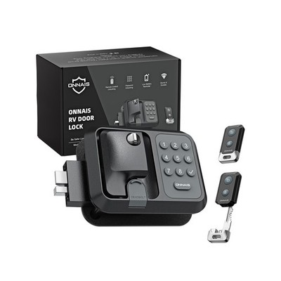 ONNAIS Full Metal RV Keyless Entry Door Lock with Password & Remote, Fits Mos...