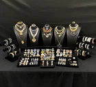 164Pc Higher End Vintage Estate Costume Jewelry Lot Rhinestones & More Lot 842