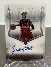 2020-21 Panini ICON Private Signings Isaac Okoro ON CARD AUTO/ AUTOGRAPH ON CARD