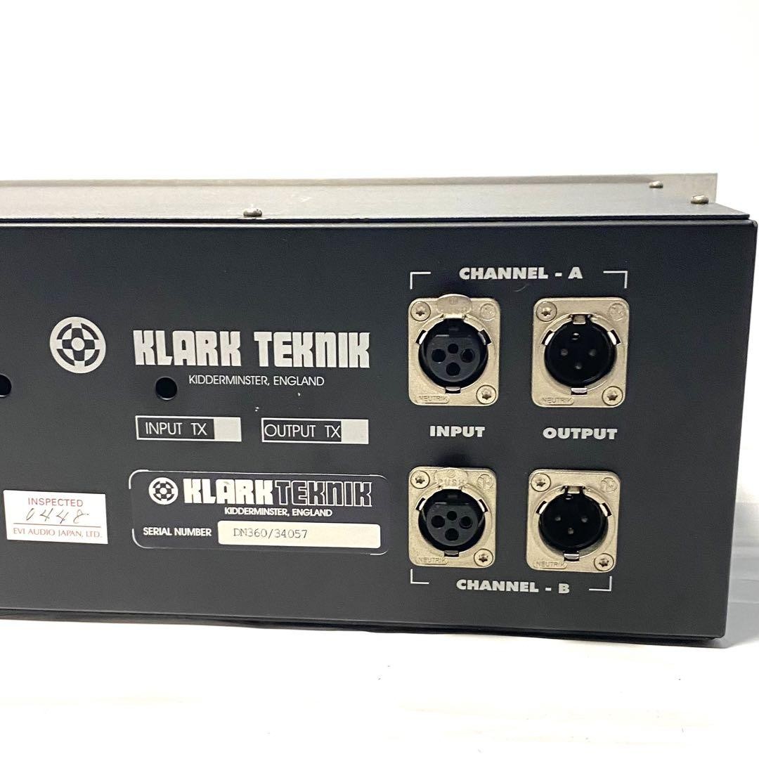 KLARK-TEKNIK DN360 Graphic Equalizer Stereo Pro Audio Rare KLARK-TEKNIK DN360 Graphic Equalizer Stereo Pro Audio Rare