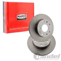 2X Mapco Bremsscheiben 262Mm Voll Vorne Passend FüR Land Rover Freelander | 1559