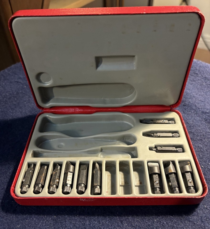 Chapman Gun Screwdriver Kit No. 9600 Piece Tool Set Vintage *MISSING ...