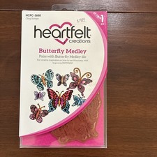 Heartfelt Creations Butterfly Medley Cling Stamps.