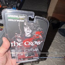 Greenlight Hollywood The Crow Ford Thunderbird 1973 Diecast Car Red Black 1:64 …