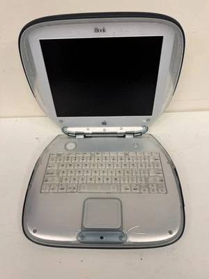 Apple iBook G3 M2453 Clamshell Laptop - Untested for Parts / Restore / Repair - Image 1 of 4
