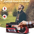 Portable Cassette Player Tape Recorder AM/FM Radio Tested Works Great — photo 9