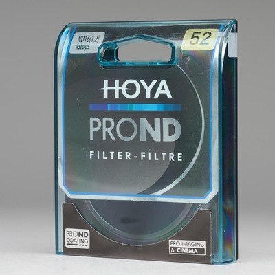 Hoya Pro ND16 Filter, Graufilter 4 stops, 52 mm