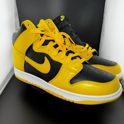 Nike Dunk High Black Varsity Maize Sz 11.5 | eBay