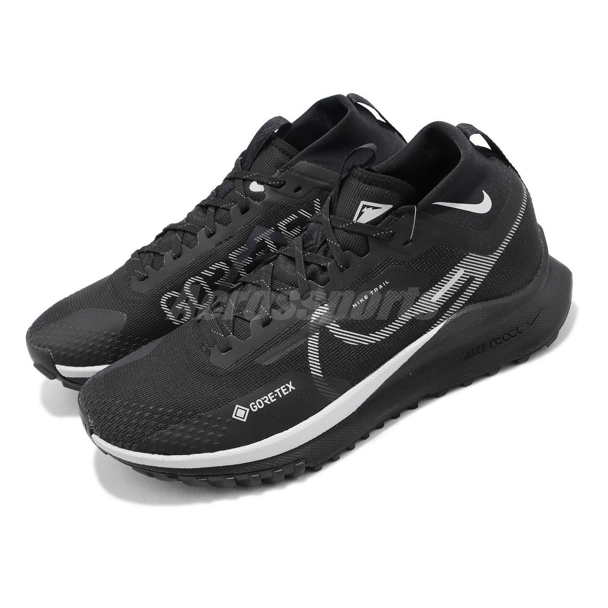 Nike React Pegasus Trail 4 GTX Gore-Tex Black Wolf Grey Men