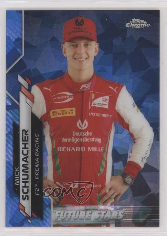 2020 Topps Chrome Sapphire Edition Formula 1 Mick Schumacher #53 0s9t