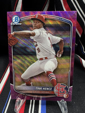 Tink Hence - #104/199 - FUCHSIA WAVE REFRACTOR - 2025 Bowman Chrome - BCP-101