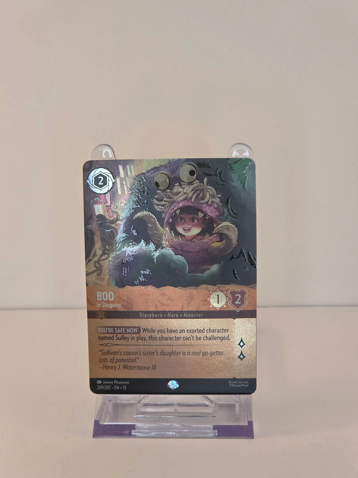 Boo In Disguise Epic 209/207 Lorcana Attack of the Vine NM