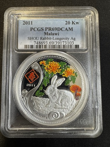 2011 Malawi 20 Kwacha Year Of The Rabbit- Longevity