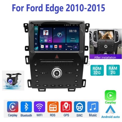 For 2010-2015 Ford Edge Android 13 Car Navigation WIFI Bluetooth