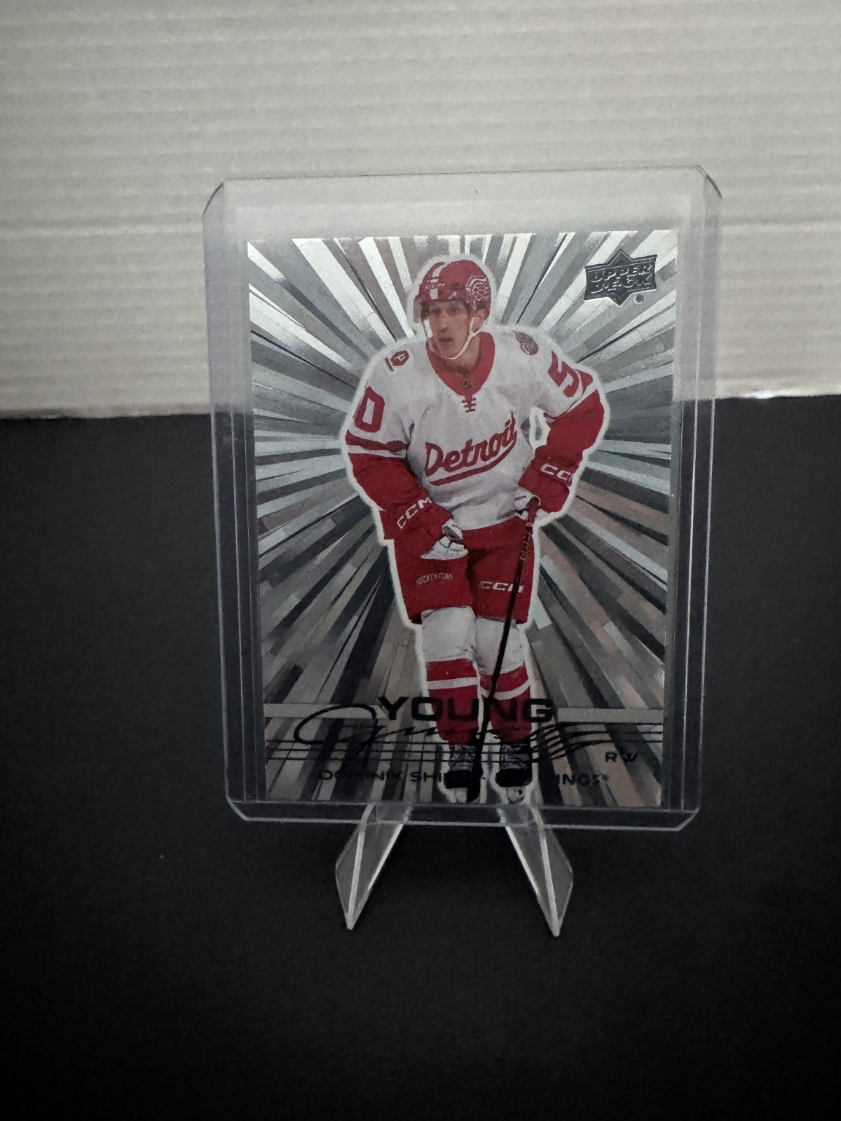 2025 UPPER DECK SERIES 1 #234 DOMINIK SHINE OUTBURST SILVER YOUNG GUNS RC ROOKIE