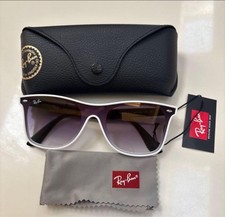 RAY BAN Sunglasses White Frame Gradient Lens from japan