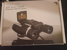 Sharper Image 12x Zoom Digital Camera Binoculars HD Video LCD, slightly used