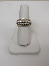 Designer Lagos Sterlingsilber 18K Signatur Ka...