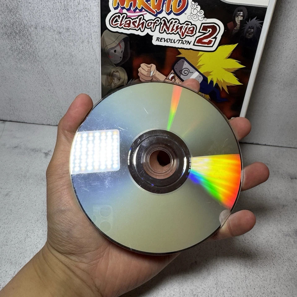 Naruto: Clash of Ninja Revolution 2 (Nintendo Wii, 2008) NO MANUAL - Image 4 of 4