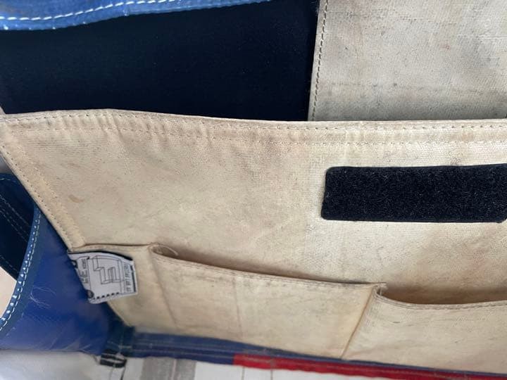 Rare FREITAG BEN Messenger Bag Blue Red Laptop Crossbody One Size image 4