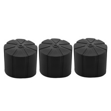 2X(3Pcs  Silicone Universal Lens  Cover for 65-90mm DSLR Camera Lenses D9X9)