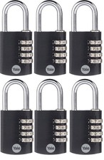 Yale 6 Pack 4 Digit Combination Lock Outdoor ...