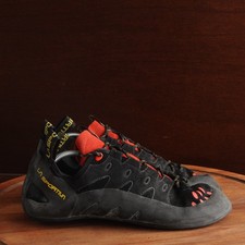 La Sportiva Rock Climbing Shoes Mens Size 13.5 BLK Tarantulace Leather Athletic