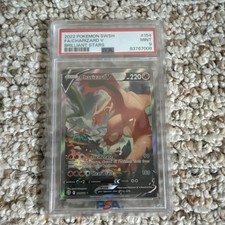 Pokémon TCG PSA 9 Charizard V Brilliant Stars 154/172 Alt Full Art Holo on eBay