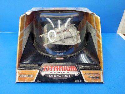 Star Wars Snowspeeder Titanium Series Die-Cast Micro-Machines NOS