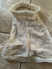 Victoria Secret S High Neck Lace Bralette Bra Ivory