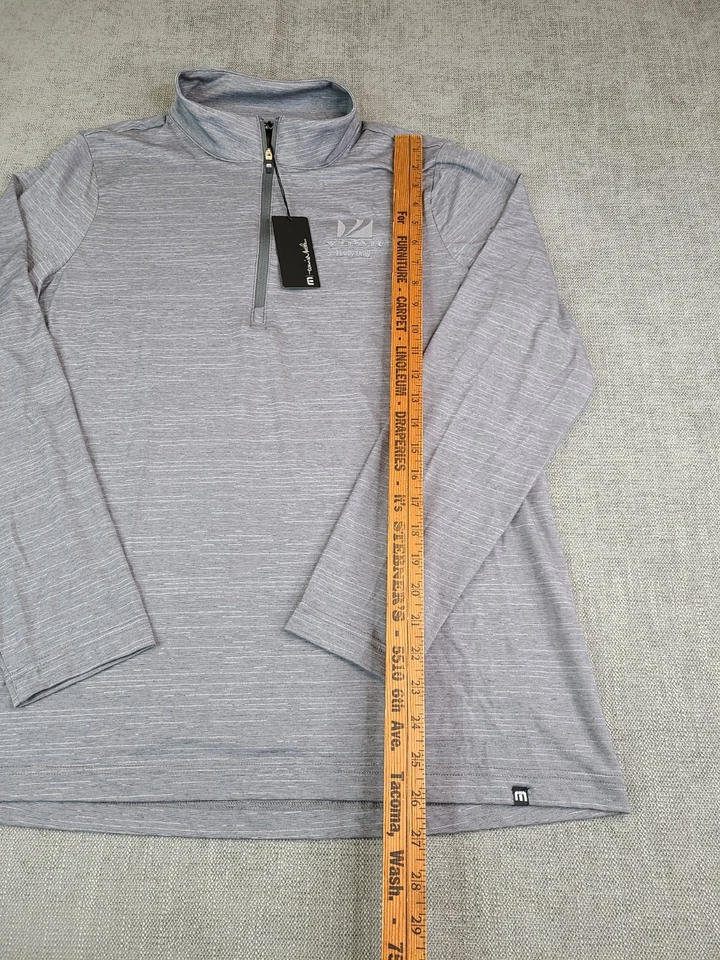 Nuevo con etiquetas Suéter Travis Mathew Mujer XL Crestview 1/4 Cremallera Rendimiento Golf Pullover Foto 4 de 4