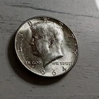 1964-D 90% Silver AU/BU Kennedy Half Dollar #1 - Free Shipping!