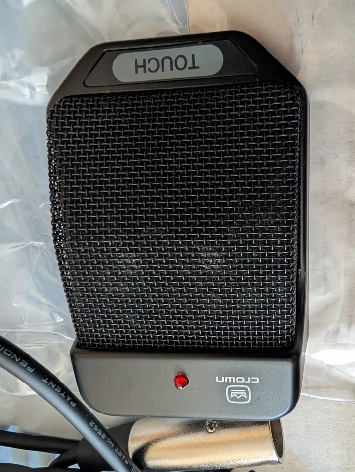 Crown PCC 130SW Micrófono Profesional Capa Límite Completo En Caja Cable XLR Foto 3 de 4