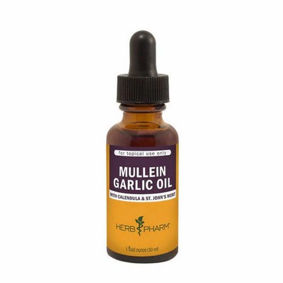 Herb Pharm, Mullein Garlic Oil, 1 Oz
