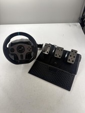 Pxn V9 Racing Wheel Pedal Set Black Usb Wired Pc Console Controller Accessory Pxn V9 Racing Wheel Pedal Set Black Usb Wired Pc Console Controller Accessory