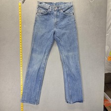 VTG Levis Jeans Mens Blue 40509-0249 80s Stripe Denim Made in USA Fits 26x30