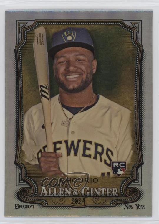 2024 Topps Allen & Ginter Chrome Refractor Jackson Chourio #276 19l2