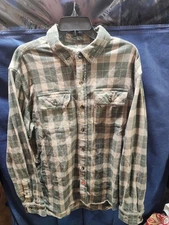 Duck Camp Co. Shirt Mens XL Plaid Flannel Button Up Wetland Premium Hunting