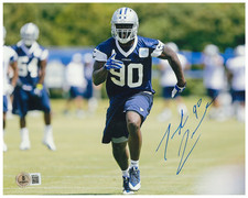 Demarcus Lawrence Signed Dallas Cowboys 8x10 Photo Beckett Hologram