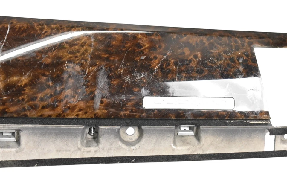 11-18 Audi S8 A8 Quattro Salpicadero Madera Grano Bisel Moldura Borde Cubierta Panel Fabricante Original Foto 4 de 4