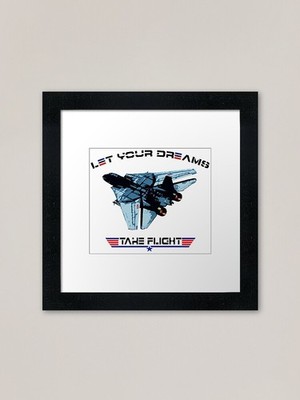 Copy of Top Gun Take Flight Framed  Framed Wall Art Poster Canvas Print Picture